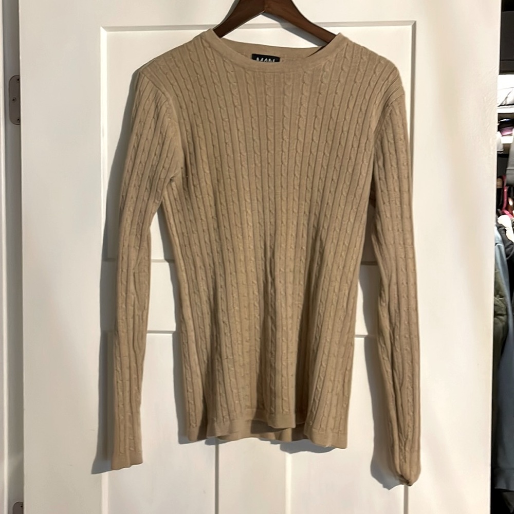 BoohooMAN ribbed sweater
